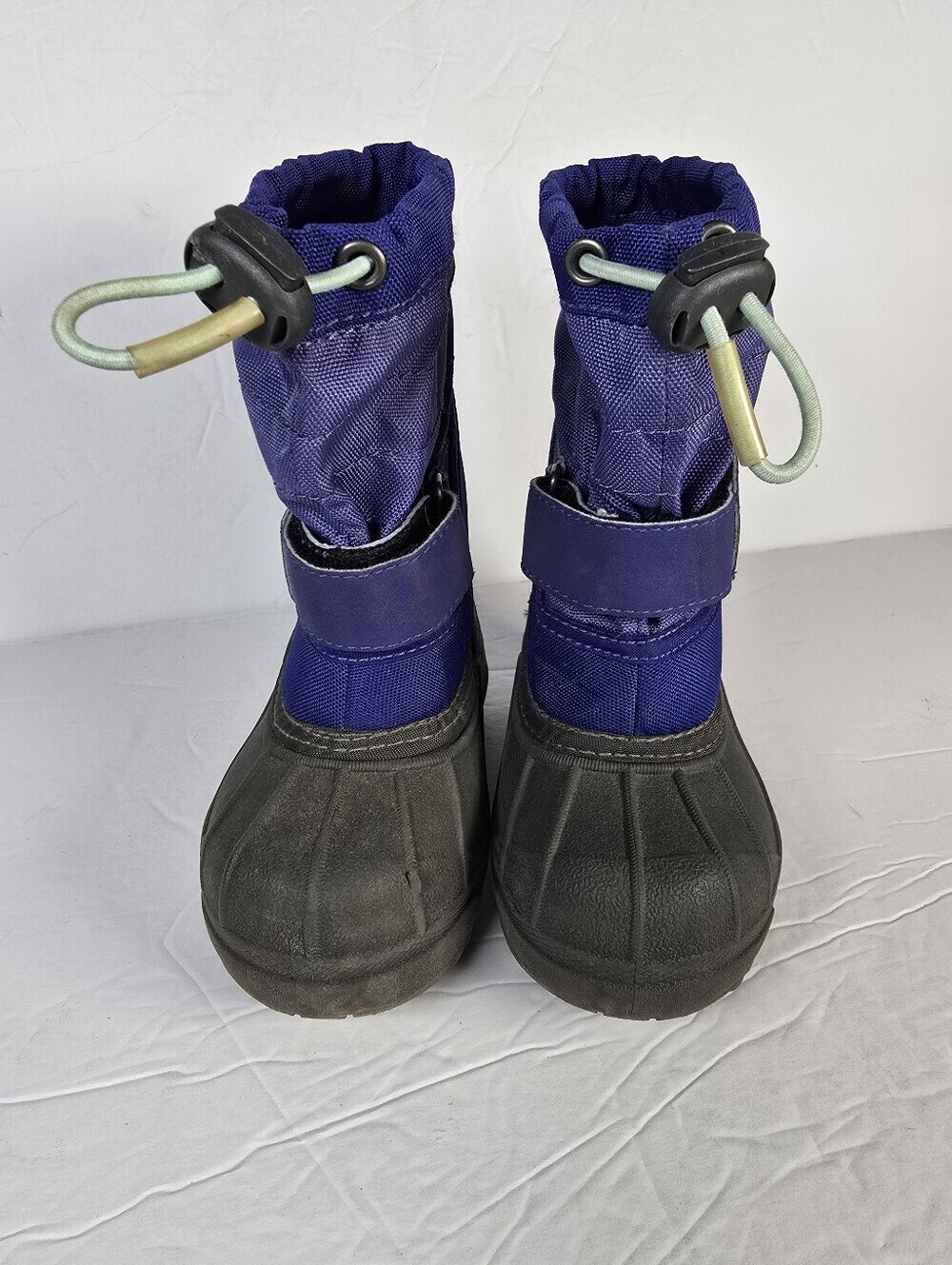 Columbia Kids Unisex Blue and Grey Waterproof Insulated Snow Boots Size 6Toddler